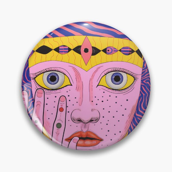 Item preview, Trippy and psychedelic artwork. Surreal illustration in vivid multicolors designed and sold by anytka.