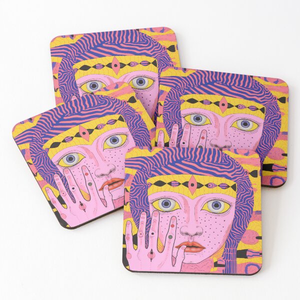Item preview, Trippy and psychedelic artwork. Surreal illustration in vivid multicolors designed and sold by anytka.