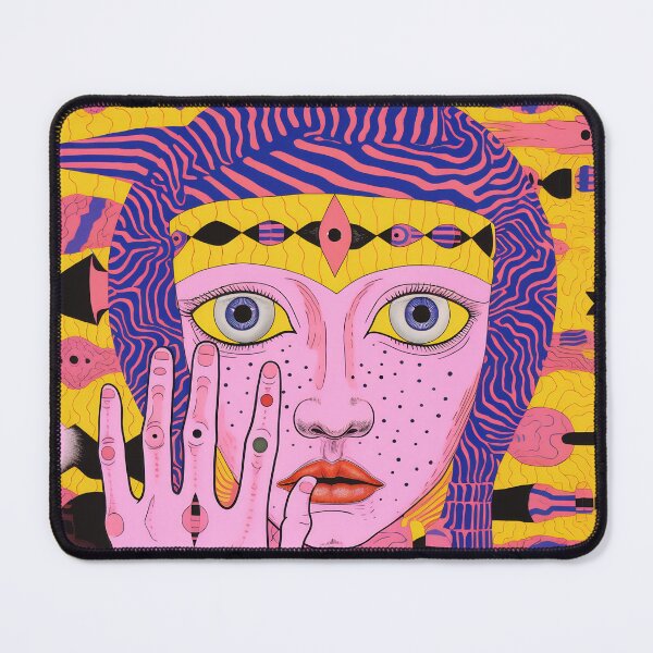 Item preview, Trippy and psychedelic artwork. Surreal illustration in vivid multicolors designed and sold by anytka.