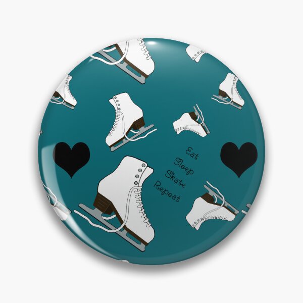 Item preview, Eat, Sleep, Skate Repeat- Dark Teal  designed and sold by PD-Skating.