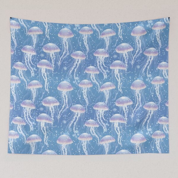 Item preview, Jellyfish in the Ocean Pattern designed and sold by palaco210.