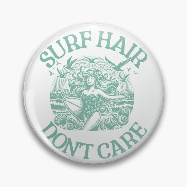 Item preview, Copy of Surf Hair Don't Care Aesthetic Mint Green Design designed and sold by kayristin.