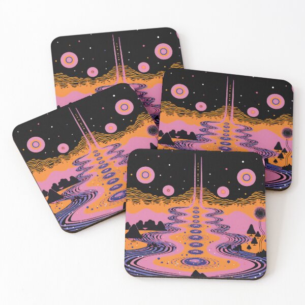 Item preview, Trippy and psychedelic artwork. Surreal illustration in vivid multicolors designed and sold by anytka.
