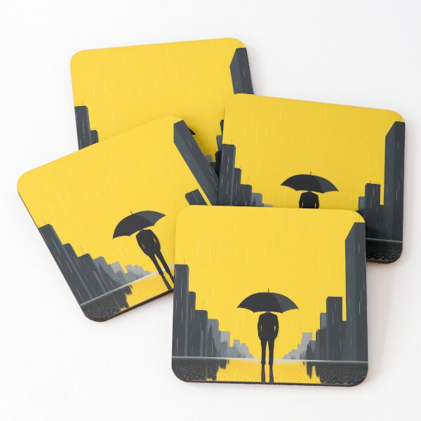 Item preview, Solitary Figure with Umbrella designed and sold by anytka.