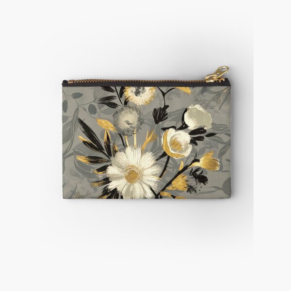 Item preview, Metallic Wildflower Symphony | Bold and Contemporary Botanical Art designed and sold by WildStroke.