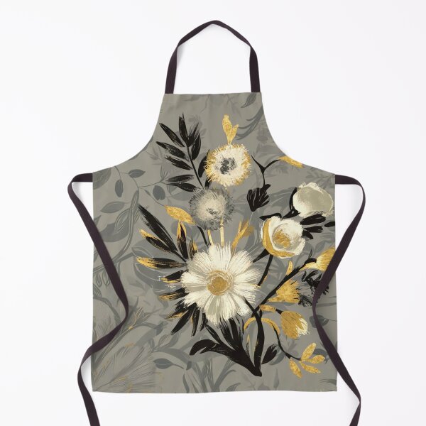 Item preview, Metallic Wildflower Symphony | Bold and Contemporary Botanical Art designed and sold by WildStroke.