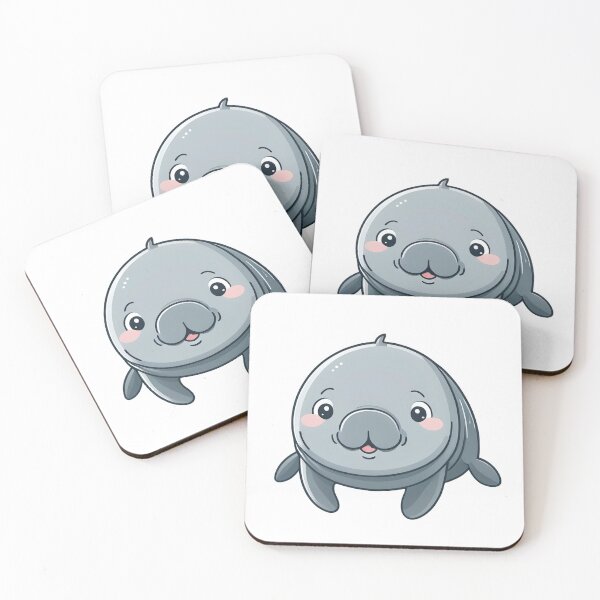 Item preview, Cute Manatee Sea Animal designed and sold by Justina Designs.