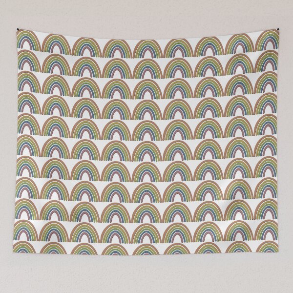 Item preview, Rainbow With Faux Rustic Paper Texture designed and sold by Almdrs.