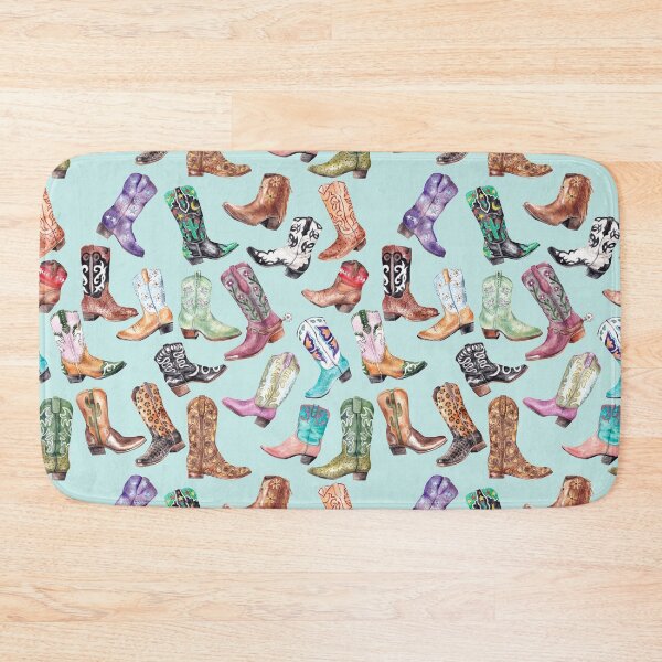 Item preview, Botas vaqueras en tono menta claro designed and sold by wanderinglaur.