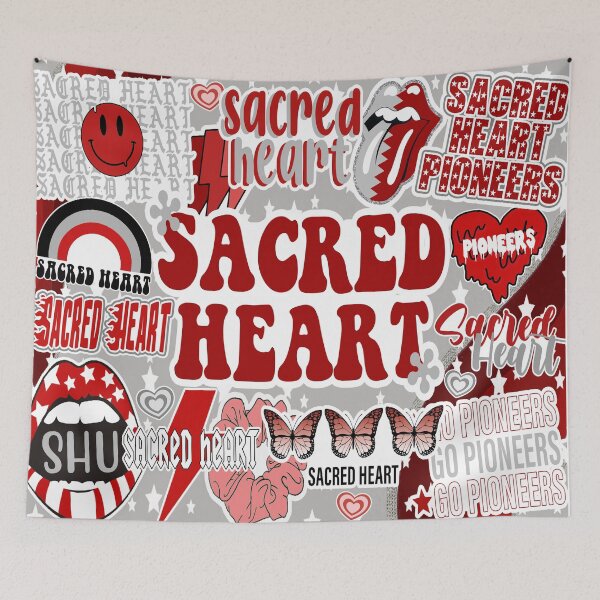 Item preview, Sacred Heart Collage designed and sold by Rachel's Room.