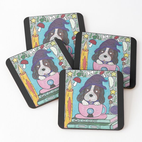 Item preview, Café Pups in Cups - Wizard designed and sold by MorganRoseArt.