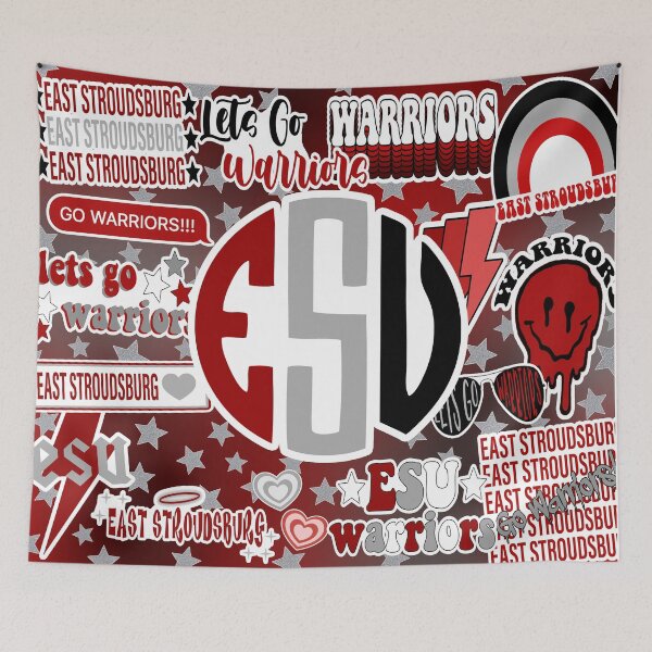 Item preview, East Stroudsburg Collage designed and sold by Rachel's Room.