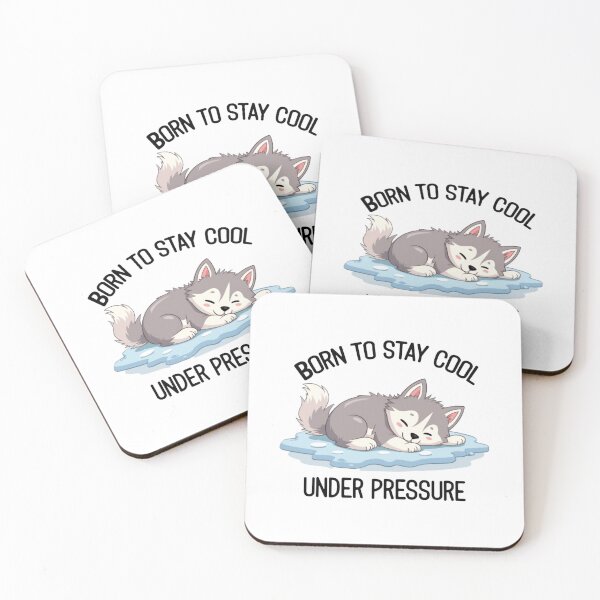 Item preview,  Husky Stay Cool Under Pressure Logo designed and sold by Super Perception.