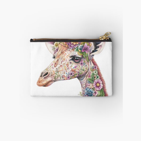Item preview, Flowers and Giraffe designed and sold by NicolasGlowArt.