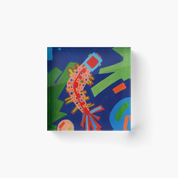 Item preview, chinese carp, stylization, fish, abstraction designed and sold by DonnaBlankaArt.