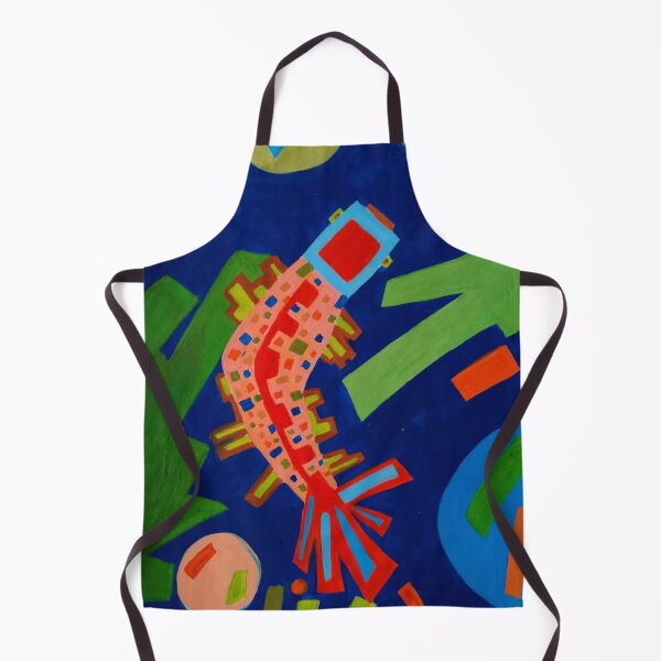 Item preview, chinese carp, stylization, fish, abstraction designed and sold by DonnaBlankaArt.