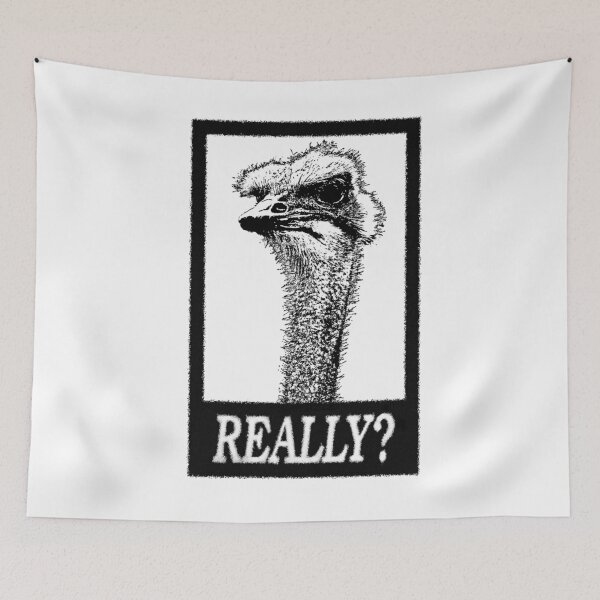 Item preview, Serious Ostrich is whatching you designed and sold by RRebellion.