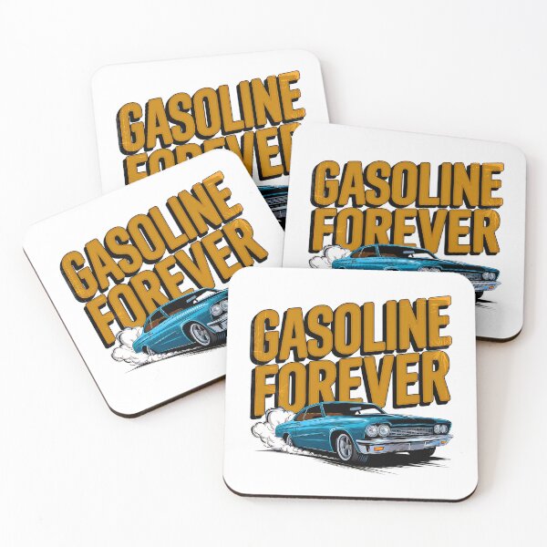 Item preview, Gasoline Forever Classic Muscle Car Burnout Garage Lovers designed and sold by Amanda's Factory.
