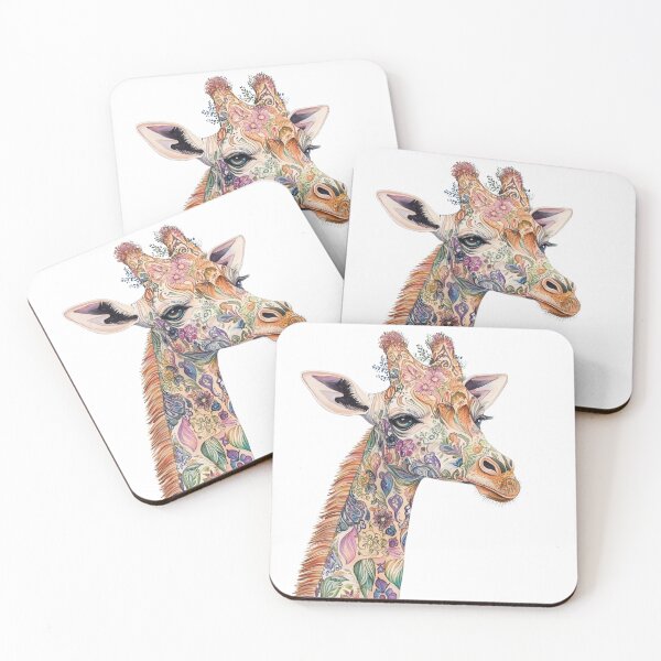 Item preview, Giraffe Flowers designed and sold by NicolasGlowArt.