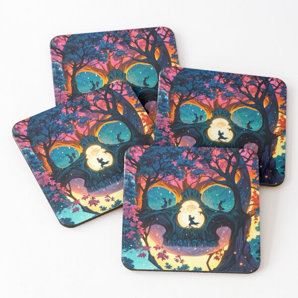 Item preview, SKULL HIDDEN LANDSCAPE TREE VIOLET FOREST designed and sold by ogirdorgraphics.