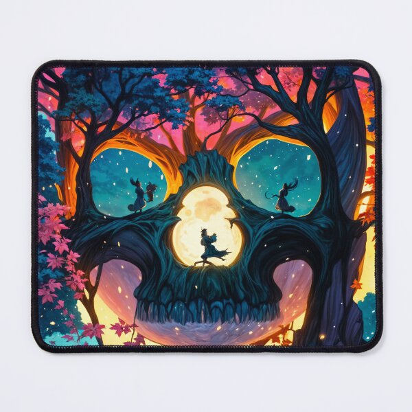 Item preview, SKULL HIDDEN LANDSCAPE TREE VIOLET FOREST designed and sold by ogirdorgraphics.