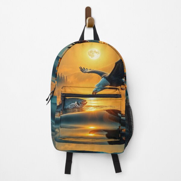 Item preview, Diving Bald Eagle and Fish designed and sold by Skye Ryan-Evans.