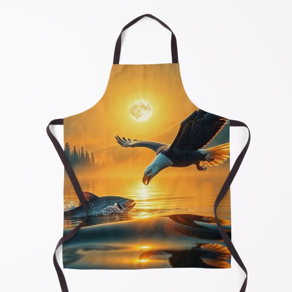 Item preview, Diving Bald Eagle and Fish designed and sold by Skye Ryan-Evans.