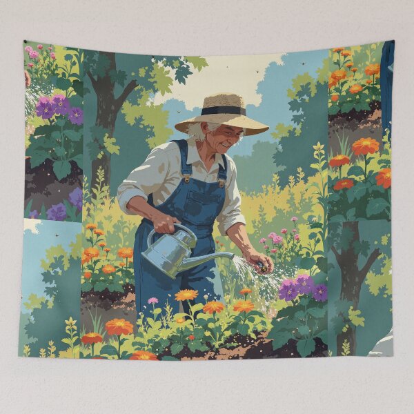 Item preview, The gentle gardener nurturing natures symphony designed and sold by MadeByHaresShop.