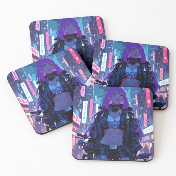 Item preview, Cyberpunk chic android warrior pose designed and sold by MadeByHaresShop.