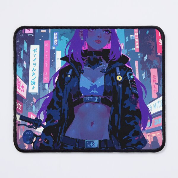 Item preview, Cyberpunk chic android warrior pose designed and sold by MadeByHaresShop.