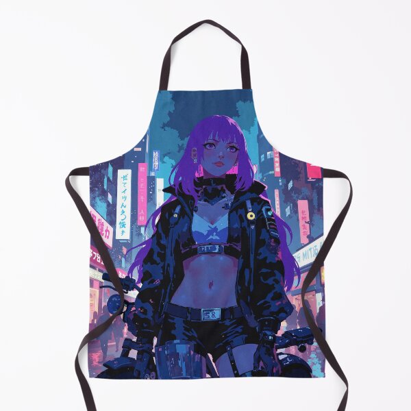 Item preview, Cyberpunk chic android warrior pose designed and sold by MadeByHaresShop.