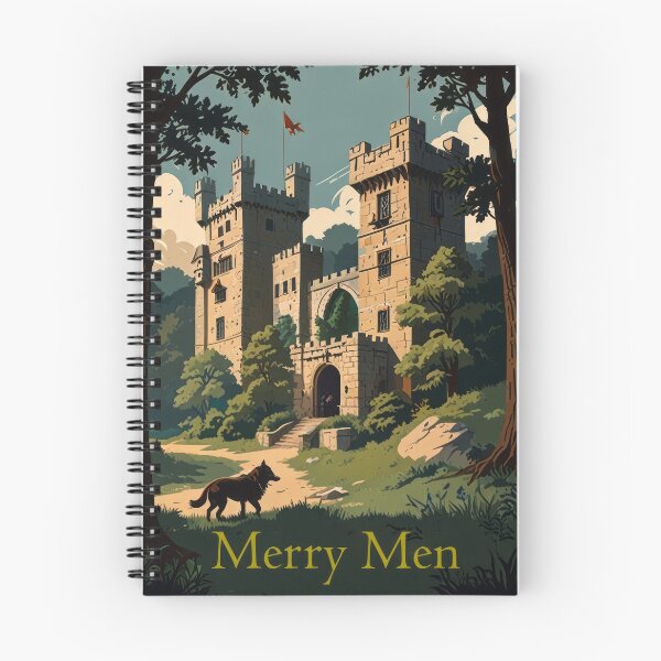 Item preview, Vintage Travel Poster - Robin Hood's Merry Men designed and sold by ROBIN MACGREGOR.