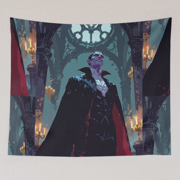 Item preview, The sinister lord of shadows grand hall dracula designed and sold by MadeByHaresShop.
