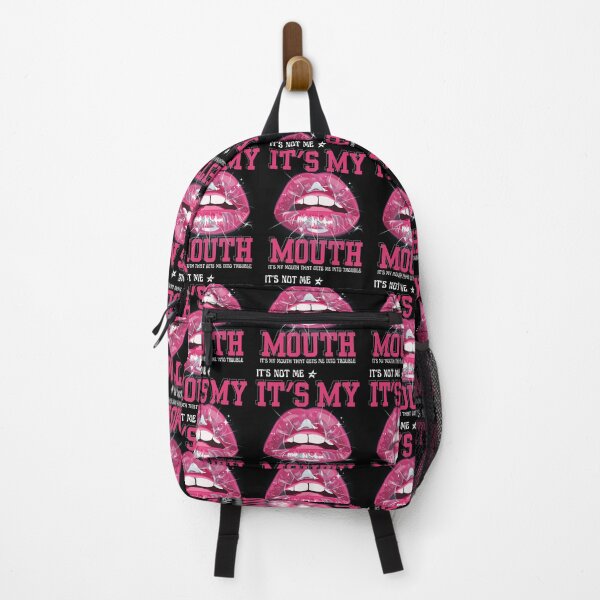 Item preview, It's Not Me It's My Mouth - Hot Pink Lips designed and sold by Eranthe Bernardo.