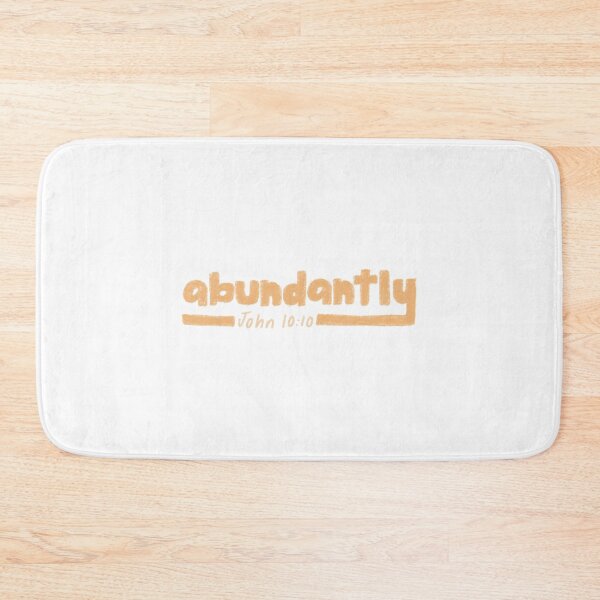 Item preview, Abundantly John 10:10 retro yellow designed and sold by Kborek112.