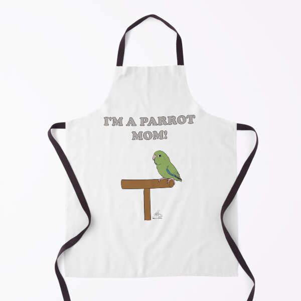 Item preview, I'm a Parrot Mom! With a Male Green Parrotlet designed and sold by Laughing Parrot Studio.