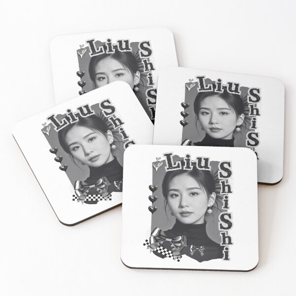 Item preview, Liu ShishiChinese Drama Actress Black and White Collage Design designed and sold by AJUNICE STUDIO.