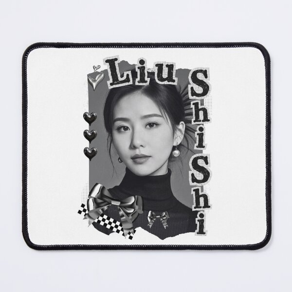 Item preview, Liu ShishiChinese Drama Actress Black and White Collage Design designed and sold by AJUNICE STUDIO.