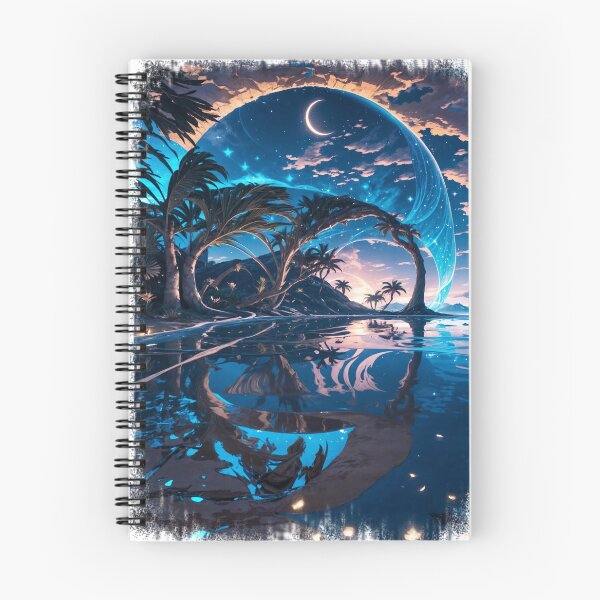 Item preview, SKULL HIDDEN LANDSCAPE BLUE AND PINK BEACH designed and sold by ogirdorgraphics.