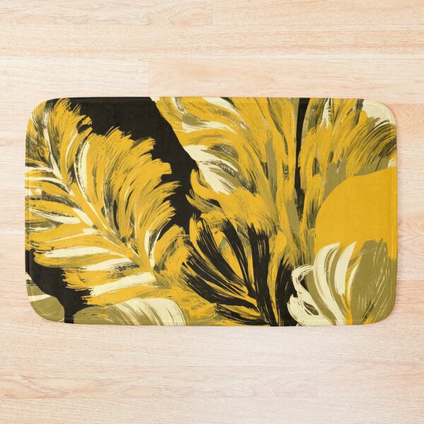 Item preview, Golden Serenade – Soft Yellow and Black Botanical Elegance designed and sold by WildStroke.