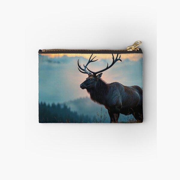 Item preview, Elk on a Ridge at Dawn designed and sold by Skye Ryan-Evans.