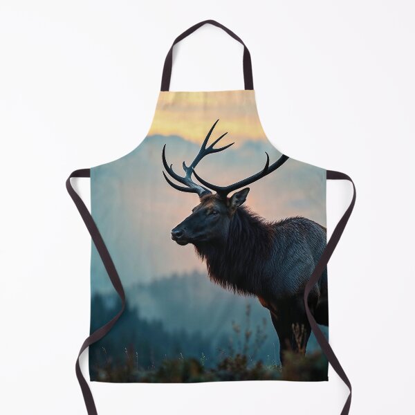 Item preview, Elk on a Ridge at Dawn designed and sold by Skye Ryan-Evans.