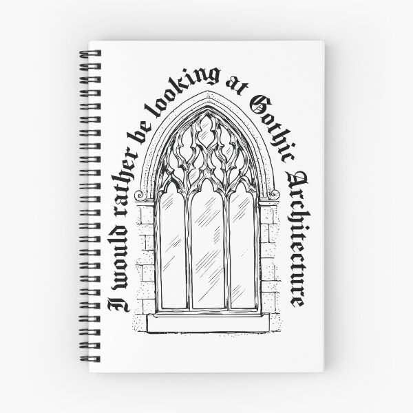 Item preview, I rather be looking at gothic architecture (black version) designed and sold by Goth-It-Covered.
