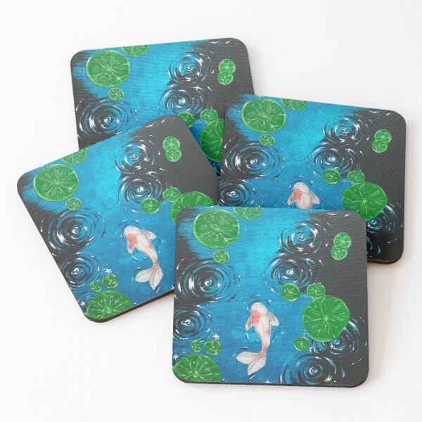 Item preview, koi fish in a pond designed and sold by enodraw.