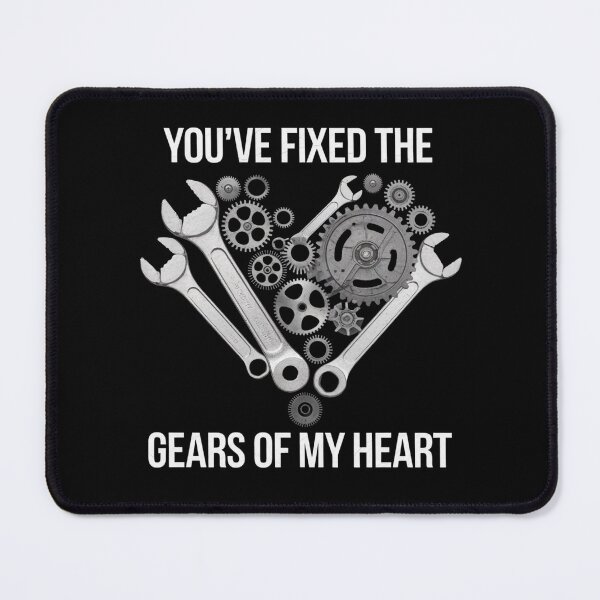 Item preview, You’ve Fixed the Gears of My Heart - Mechanic Valentine’s Design designed and sold by MagicWander.