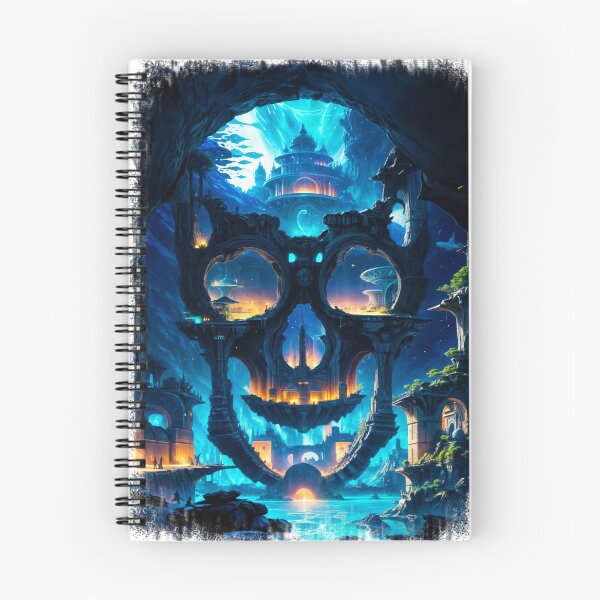 Item preview, SKULL HIDDEN LANDSCAPE UNDERWATER WORLD designed and sold by ogirdorgraphics.