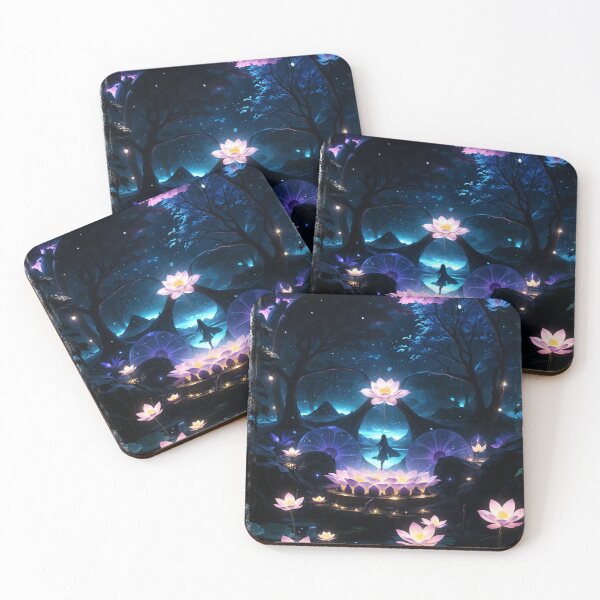 Item preview, SKULL HIDDEN LANDSCAPE BLOOM AND RIVER NIGHT designed and sold by ogirdorgraphics.