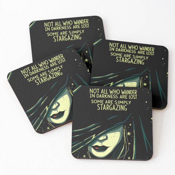 Item preview, Not All Who Wander in Darkness Are Lost - Stargazing designed and sold by pixelated_echoes.