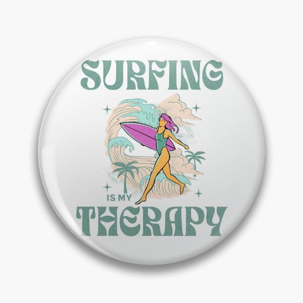 Item preview, Surfing Is My Therapy Green Design designed and sold by kayristin.