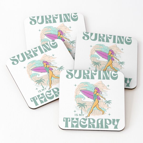 Item preview, Surfing Is My Therapy Green Design designed and sold by kayristin.